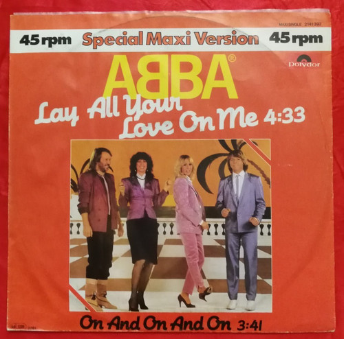 Abba lay all your - lay, me
