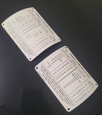 Michelin Man 1920 Bibendum Compressore coppia piastre laterali di ricambio in INGLESE