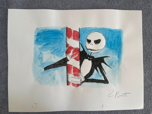 Tim burton painting drawing - painting,