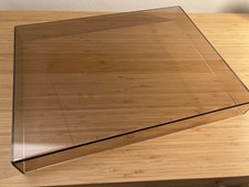 Coperchio in plexiglas per giradischi colore marrone fumè