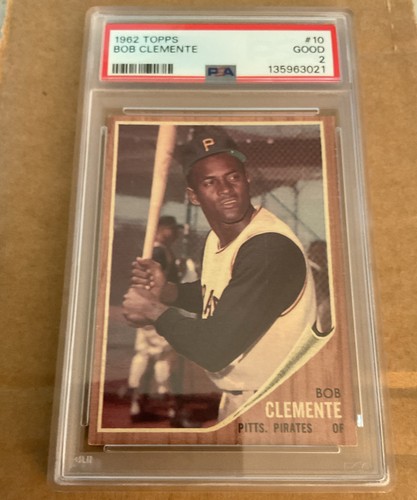 1962 topps roberto clemente - topps,