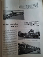 AUTOBUS BUS SAURER - ADVERT PUBBLICITA' D'EPOCA ADVERTIS ADV-ML13