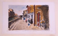 Dipinto Alzaia Naviglio Grande