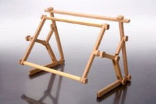 Supporto per ricamo in legno punto croce regolabile arazzo oriole telaio pergamena legno