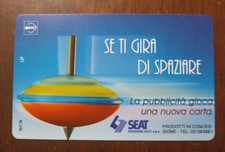 SCHEDA TELEFONICA TELECOM LIRE 5.000 TROTTOLE SE TI GIRA DI SPAZIARE NUOVA CVGS