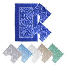 Set Tappeti Bagno Tris 3 Pezzi Doccia Bidet Water Sardo Cotone