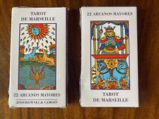LOTTO 2 NUOVE CARTE TAROCCHI MARSIGLIA MARSELLA CAMOIN JODOROWSKY MAZZO 22 AR...