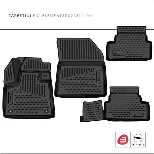 Tappetini tappeti gomma 3d - tappetini,