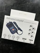 Alimentatore Universale regolabile 3-12 volt 30 watt connettori 2100mA