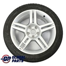 Audi A4 B7 Cerchio Lega 17" ET:45 7,5J Argento Pirreli 245/45 8E0601025AS