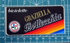 BICICLETTE GRAZIELLA BOTTECCHIA CARNIELLI ADESIVO STICKER VINTAGE  NEW ORIGINAL