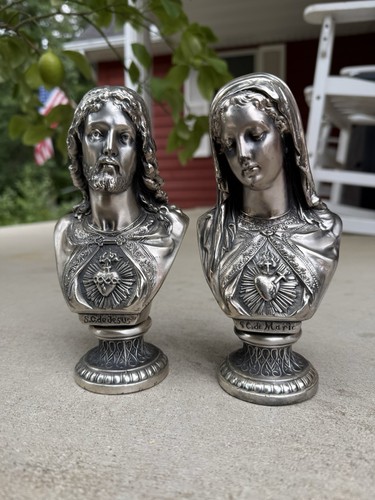 Antica coppia statue - , religiose