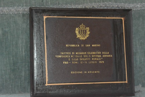 San marino trittico medaglie - san,