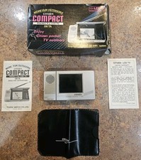 TV LCD CITIZEN COMPACT POCKET B&W 06TA con scatola e manuale testato funzionante!