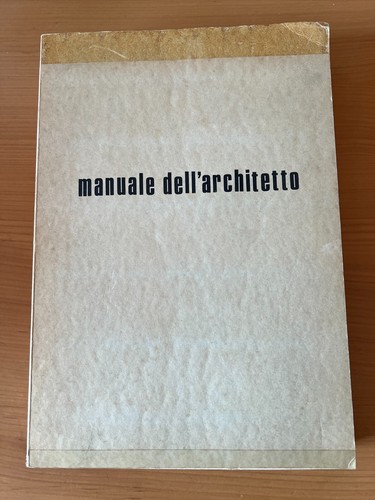 Manuale dell architetto - manuale, dell'architetto