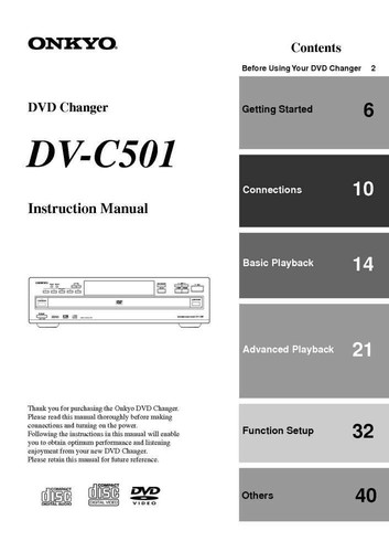 Onkyo c501 lettore dvd - onkyo, dv-c501