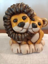 Thun Club 2001-Coppia Di Leoni, Arca di Noè. Fuori Produzione. Nuovo Con Scatola