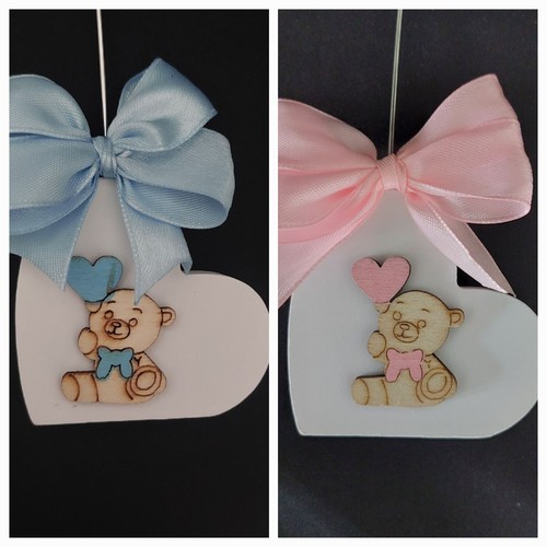 Segnaposto orsetto legno - in,