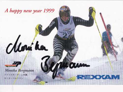 Autografo monika bergmann - autografo,
