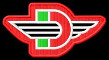 Patch toppa Ducati D iron-on