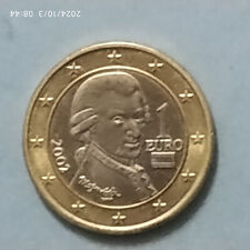 Moneta 1 Euro Austria Mozart 2002 F.D.C.