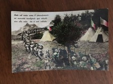 CARTOLINA 1935 MUSSOLINI Voi marcerete travolgendo ogni ostacolo sino alla meta