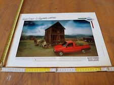 bozzetto manifesto pubblicità Fiat Fiorino Pick-up su base Uno