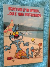 CARTOLINE  LUPO ALBERTO  + FRANCOBOLLO ITALIA LIRE 800