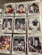 MILAN . FOOTBALL TRADING CARDS