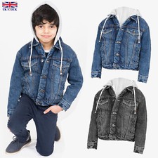 Cappotto giacca jeans con - ,