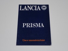 LANCIA PRISMA LIBRETTO USO E MANUTENZIONE  1985
