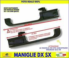 2 MANIGLIE APRI PORTE  INTERNE  SX - DX COMPATIBILE con PANDA 750 dal 1986-2003