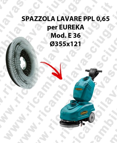 Spazzola lavare ppl - in, ø