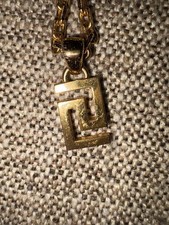 versace collana oro GRECA