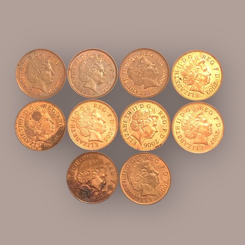 New pence 2000 2009 - 2000, regno