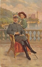 5333) SCOUTISMO, RE VITTORIO EMANUELE III E IL PRINCIPE UMBERTO IN DIVISA SCOUT.