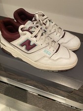 NEW BALANCE 550 red and white 44