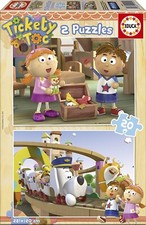 EDUCA - 2 Puzzles du dessin animé TICKETY TOC 20 pièces - Dimensions 28 x 20 ...