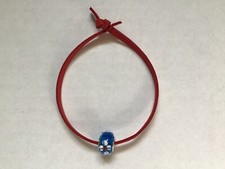 Bracciale TrollBead VETRO DI MURANO con Charm, Bracciale in Pelle, Pelle Vegan