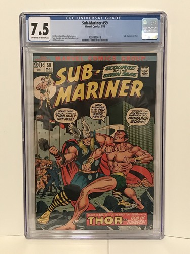 Sub mariner cgc 7 - #59, 7.5