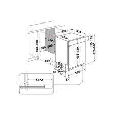 Whirlpool Lavastoviglie semi