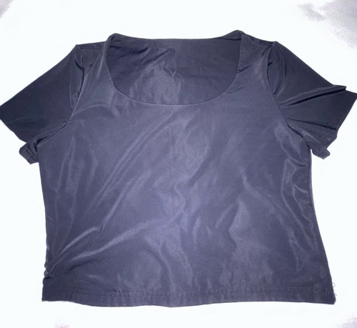 Top donna nero lomon manica - nero,