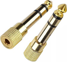 2 Pezzi Adattatore Jack Cuffie