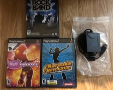 Rock Band Sony PlayStation 2 PS2 Eye Toy Groove Dance Camera Karaoke Revolution