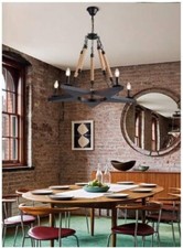 x Lampadario Corda a Soffitto