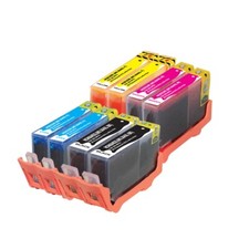 8 cartucce inchiostro per HP