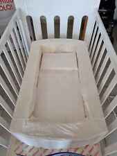 Riduttore Lettino Antisoffoco Neonato Culla Portatile Panna 50x85 cm con Materas