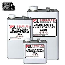 Topcoat bianco in vetroresina