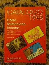 Catalogo Schede Telefoniche Golden 1998 - ottime condizioni 