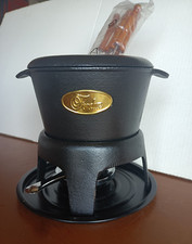 PENTOLA IN GHISA "MONTBLANC" PER FONDUTA E/O BOURGUIGNONNE - NUOVA MAI USATA